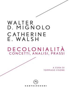 cover image of Decolonialità. Concetti, analisi, prassi